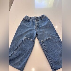 lawman's Vtg 90s Jeans Western Women's High Rise Blue Full Button Fly.